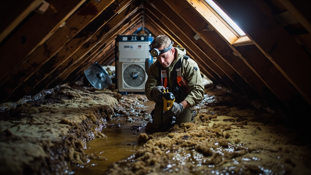 How Professional Attic Water Removal Services Work
