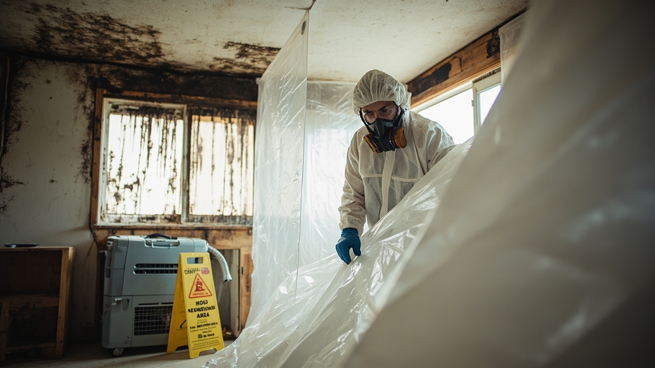 How We Execute 24/7 Mold Damage Containment