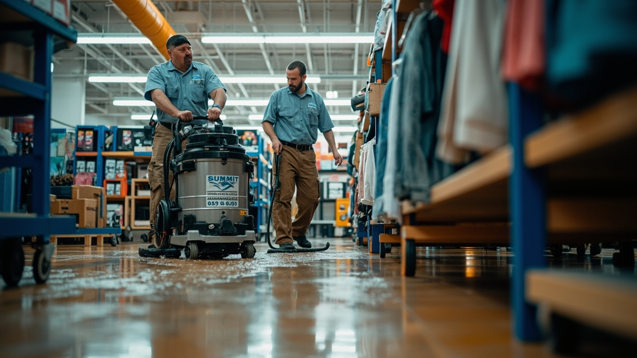 How Commercial Water Extraction Works in High-Traffic Retail Environments