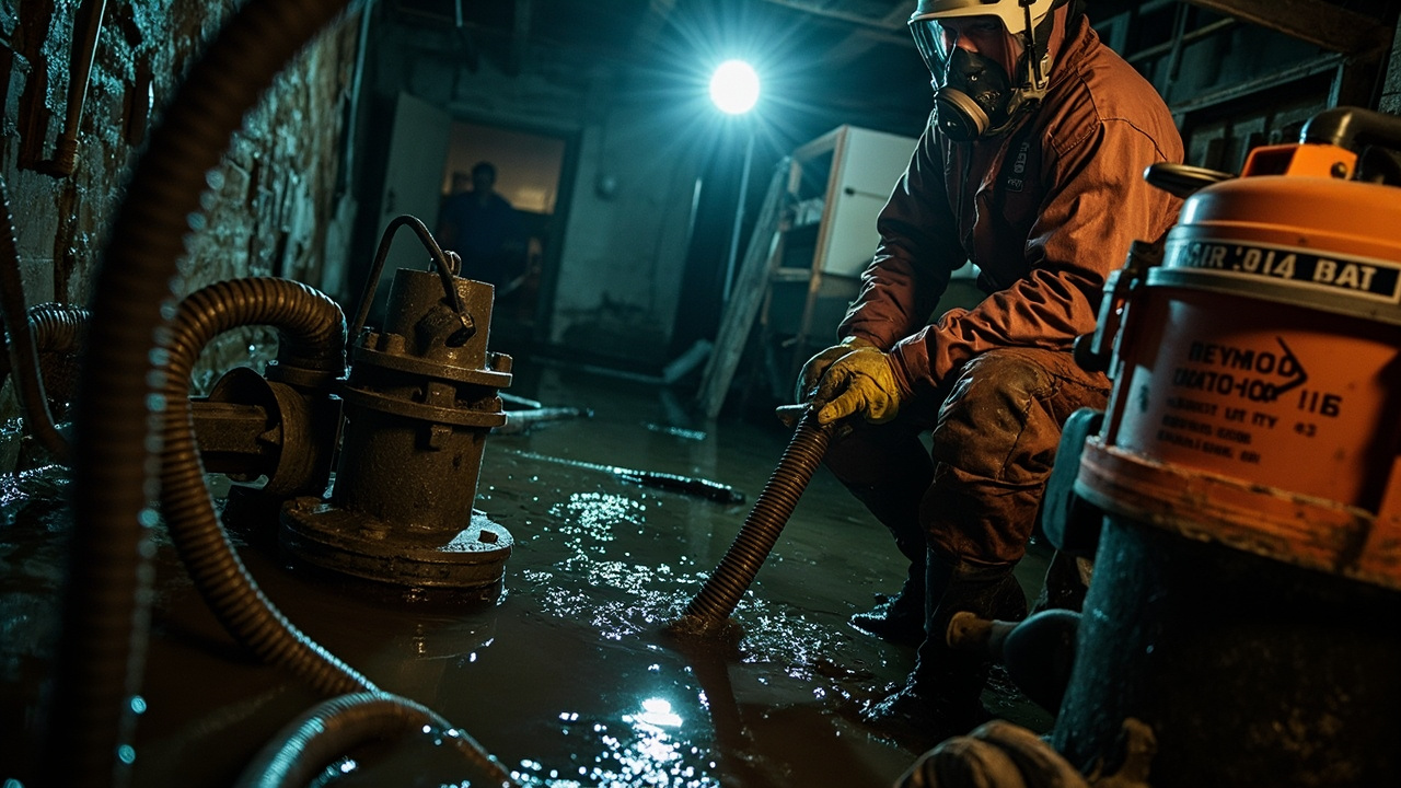 Our Biohazard-Certified Sewage Remediation Process