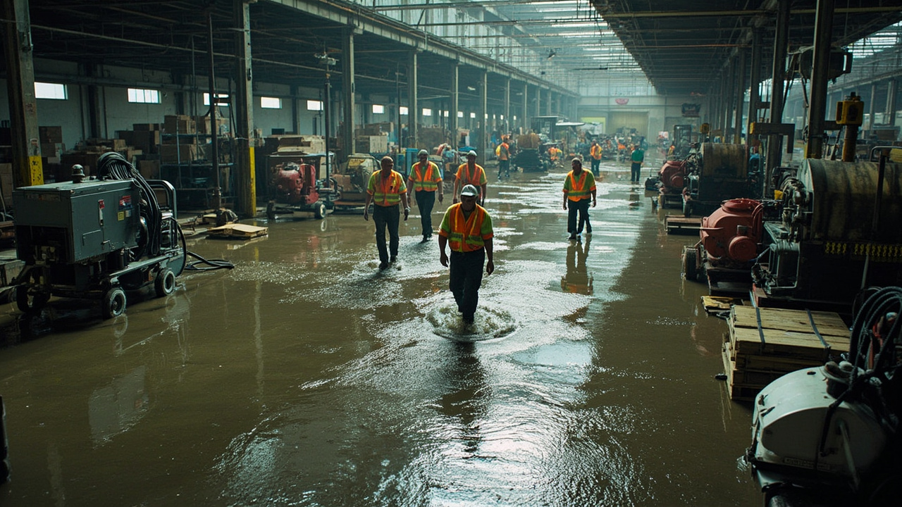 How Industrial Flood Recovery Differs from Standard Water Removal