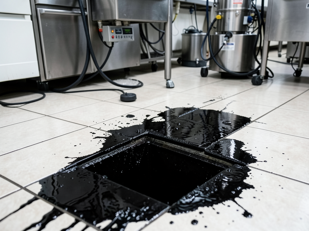 Cleaning Up After a Major Commercial Kitchen Floor Drain Backup in North Beach