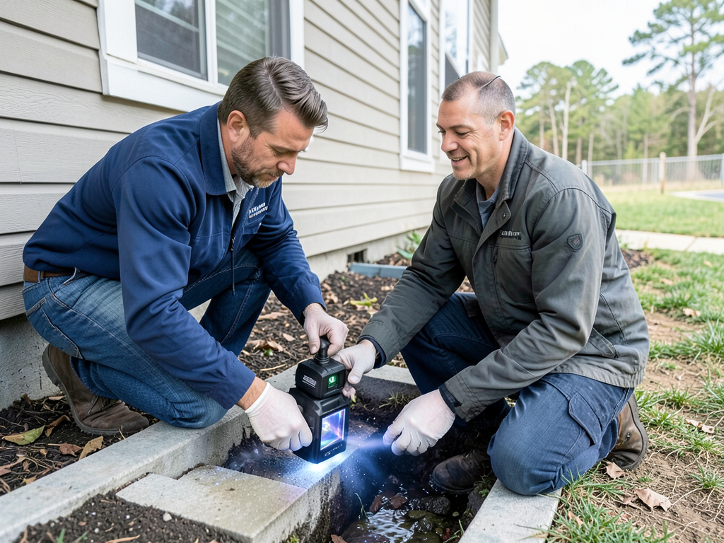 Drying out a flooded crawl space in west portal be