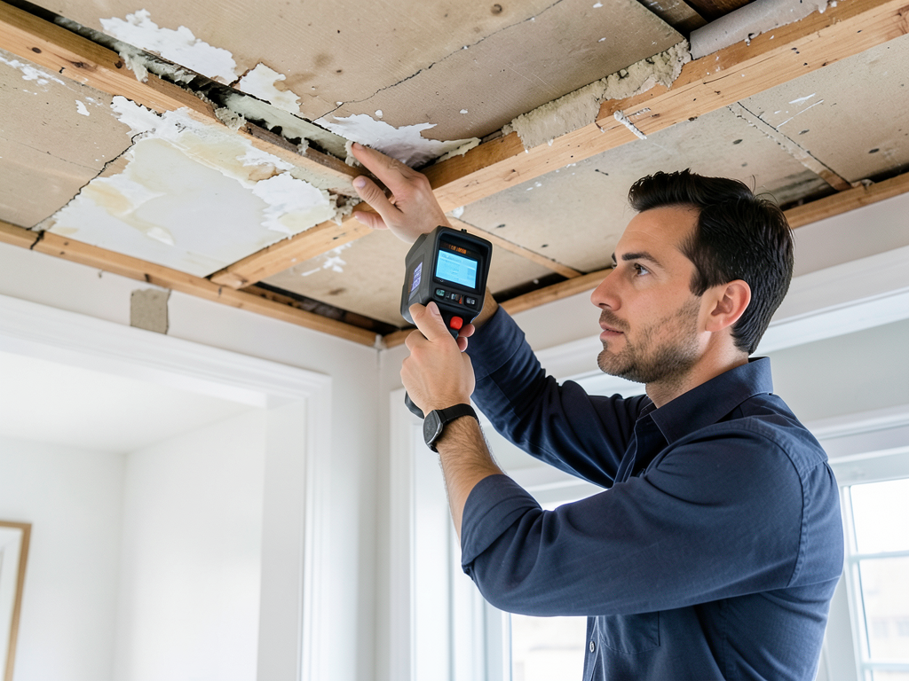 Finding the source of a mystery ceiling leak in yo