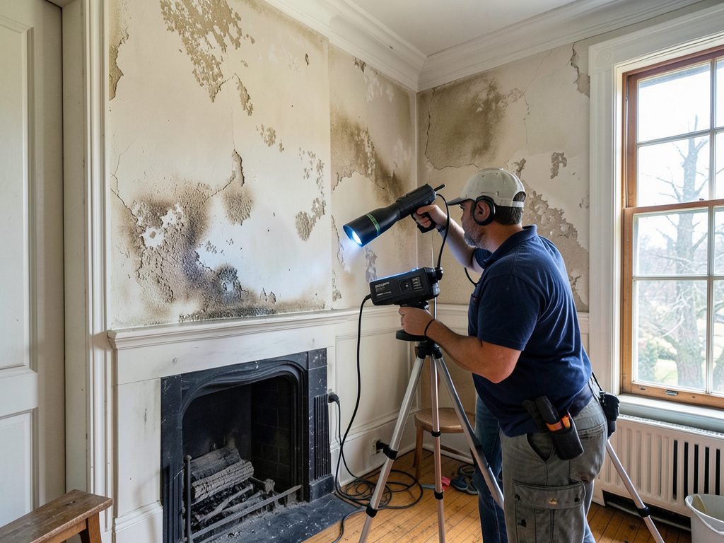 High end water damage restoration for historic pac