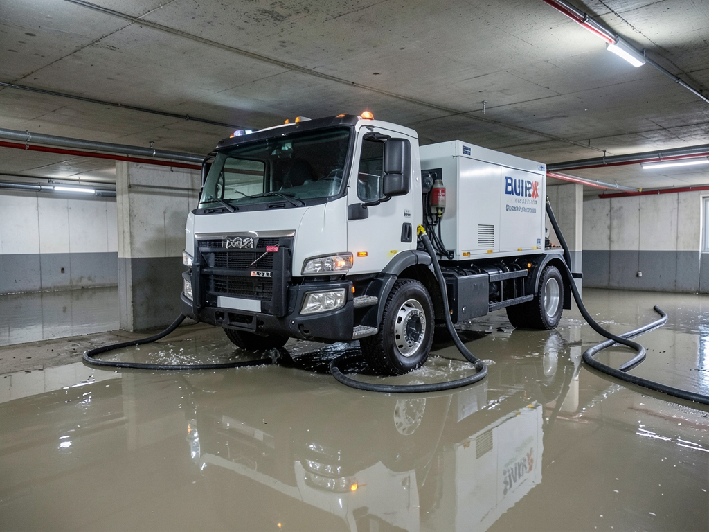 Professional water extraction for flooded undergro